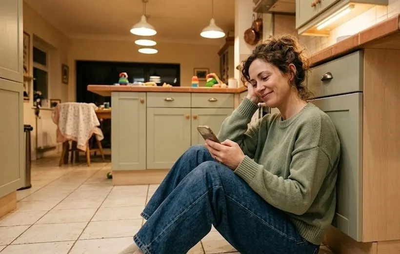 A tired evening, the kind every parent knows